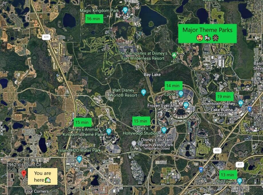 Vacation Home With Private Pool Near Disney World Kissimmee Eksteriør bilde